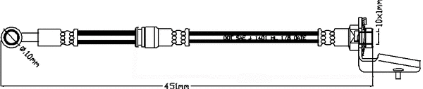 Flexible de frein JURATEK JBH1340L
