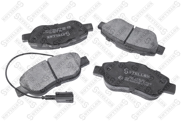 Kit de plaquettes de frein, frein à disque STELLOX 000 243B-SX