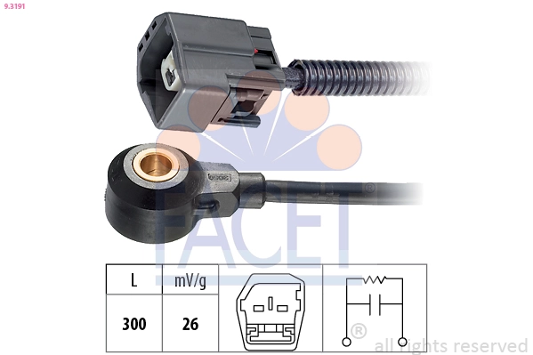 Capteur de cognement FACET 9.3191