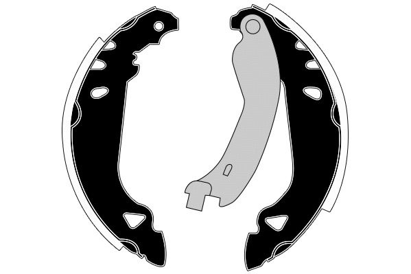 Jeu de mâchoires de frein RAICAM RA25040