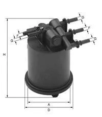 Filtre à carburant UNIFLUX FILTERS XN195
