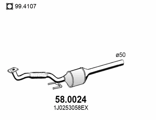 Catalyseur ASSO 58.0024