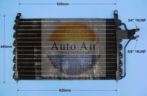 Condenseur, climatisation AUTO AIR GLOUCESTER 16-6551