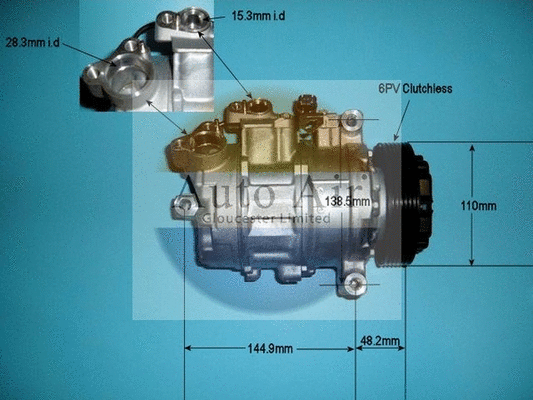 Compresseur, climatisation AUTO AIR GLOUCESTER 14-9751