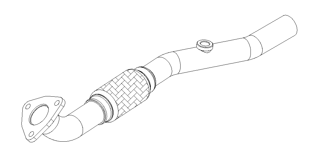 Tuyau d'échappement Vellerand 15362