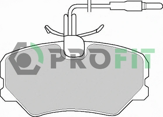 Kit de plaquettes de frein, frein à disque PROFIT 5000-0540