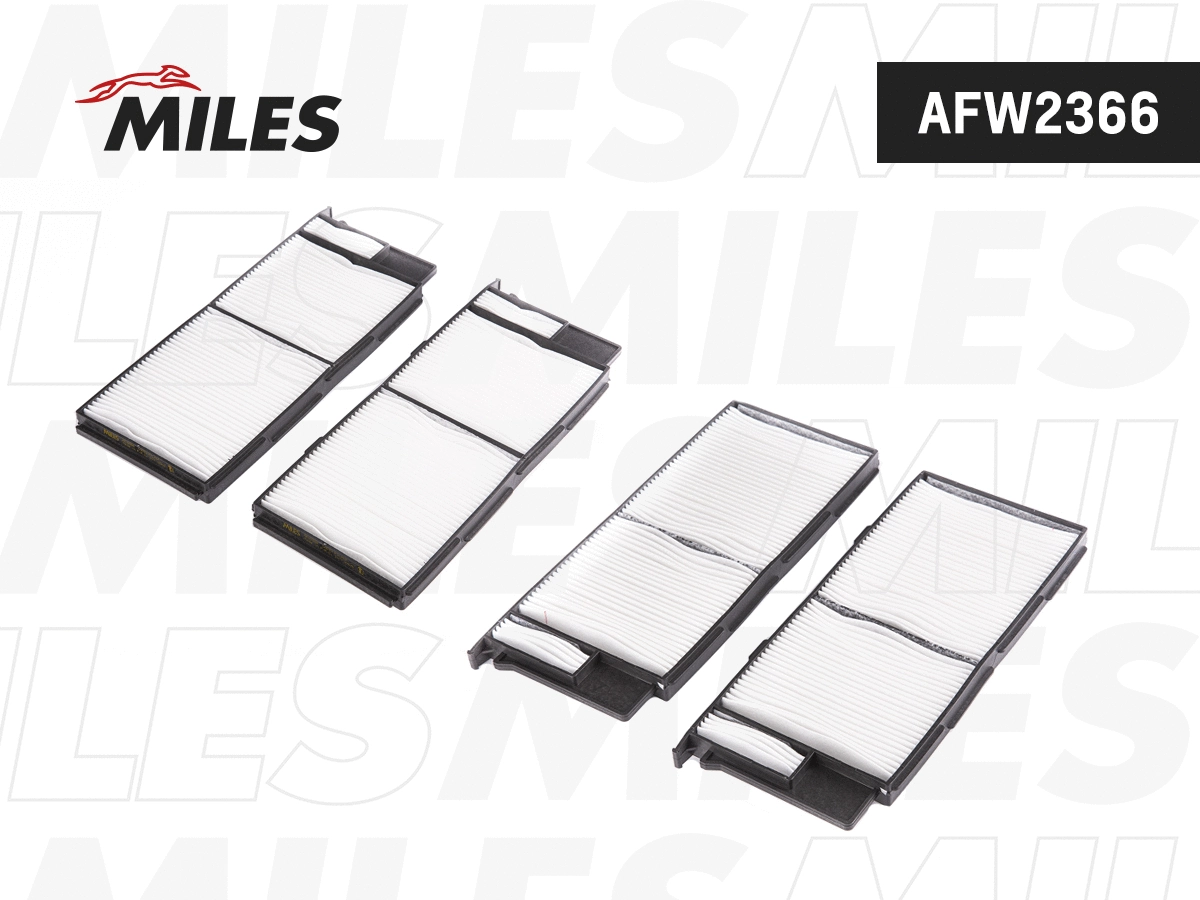 Filtre, air de l'habitacle MILES AFW2366
