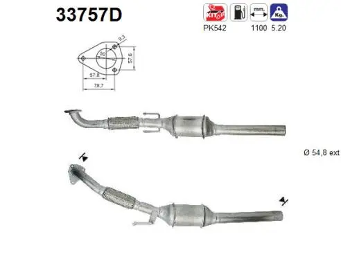 Catalyseur AS 33757D