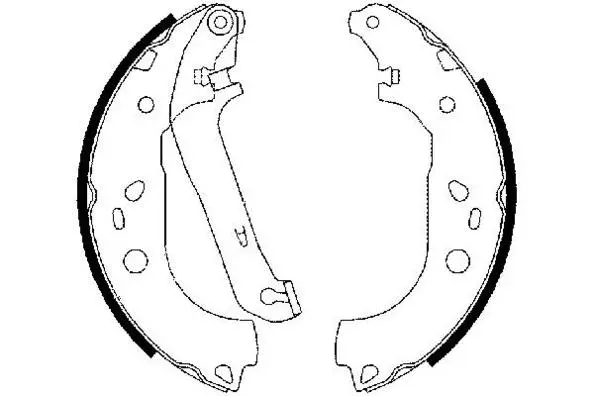 Jeu de mâchoires de frein E.T.F. 09-0636