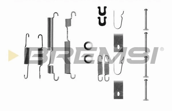 Kit d'accessoires, mâchoire de frein BREMSI SK0653
