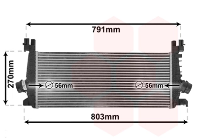 Refroidisseur d'air de suralimentation VAN WEZEL 37004549