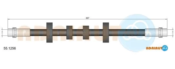 Flexible de frein ADRIAUTO 55.1256