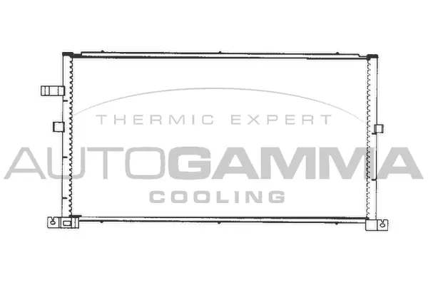 Condenseur, climatisation AUTOGAMMA 103134