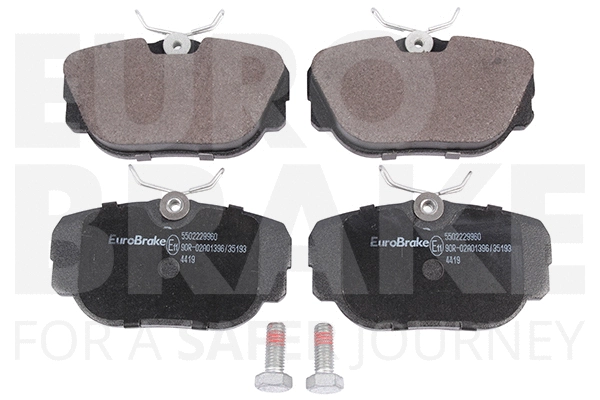 Kit de plaquettes de frein, frein à disque EUROBRAKE 5502229960