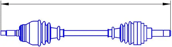 Arbre de transmission SERCORE 22586