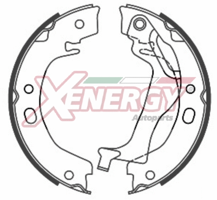 Jeu de mâchoires de frein AP XENERGY X50545