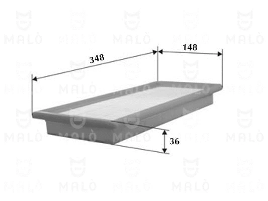 Filtre à air AKRON-MALÒ 1500470