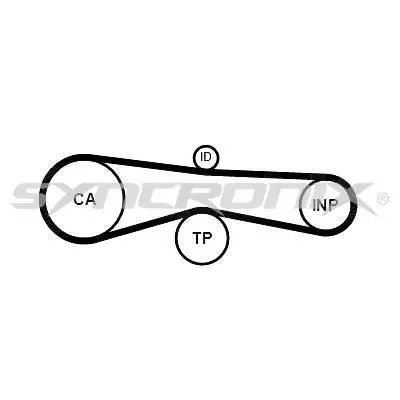 Kit de courroie crantée SYNCRONIX SY1101131