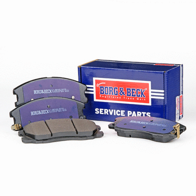 Kit de plaquettes de frein, frein à disque BORG & BECK BBP2040