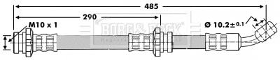 Flexible de frein BORG & BECK BBH6674