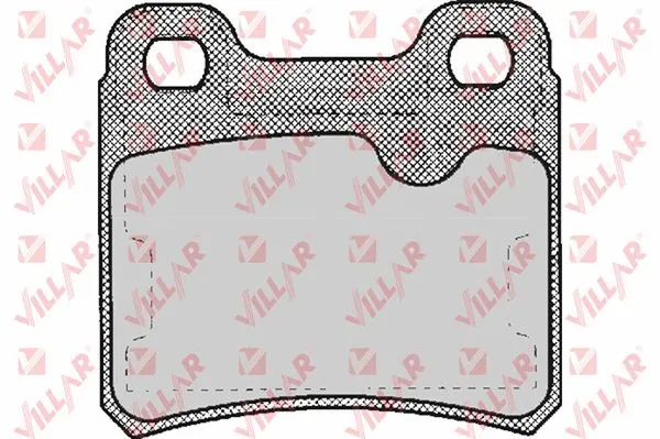 Kit de plaquettes de frein, frein à disque VILLAR 626.0333