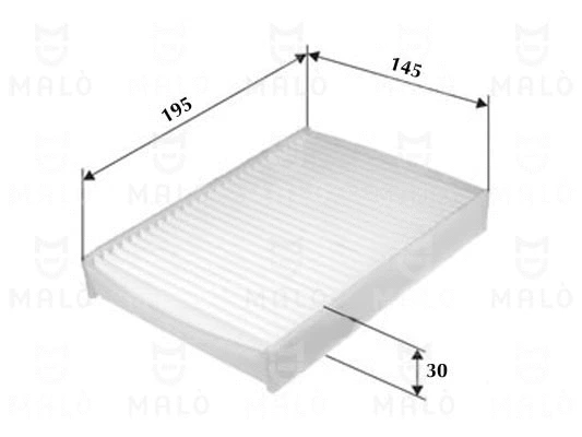 Filtre, air de l'habitacle AKRON-MALÒ 1532251