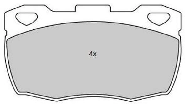 Kit de plaquettes de frein, frein à disque FREMAX FBP-1754