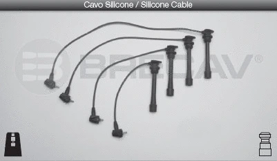 Kit de câbles d'allumage BRECAV 33.540