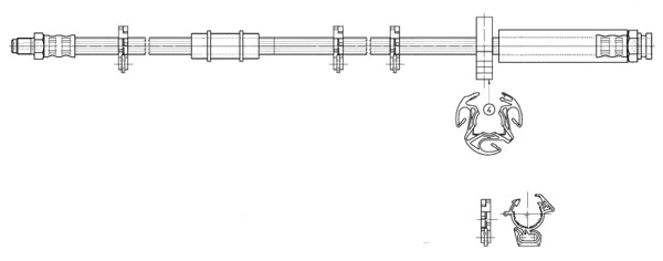 Flexible de frein CEF 511407