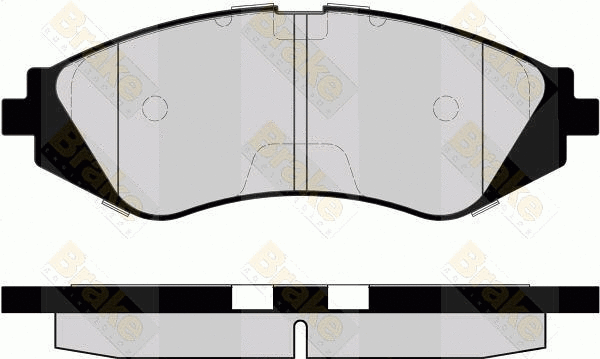 Kit de plaquettes de frein, frein à disque Brake ENGINEERING PA1482