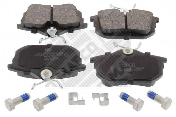 Kit de plaquettes de frein, frein à disque MAPCO 6500