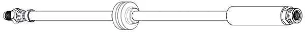 Flexible de frein CEF 515296