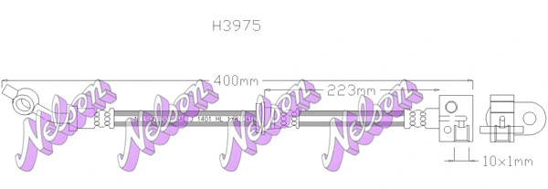 Flexible de frein KAWE H3975