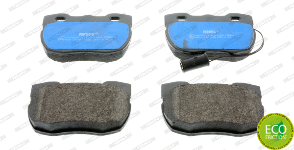 Kit de plaquettes de frein, frein à disque FERODO FDB520