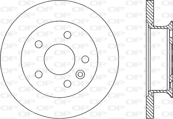Disque de frein OPEN PARTS BDR1585.10