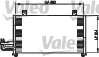 Condenseur, climatisation VALEO 814337