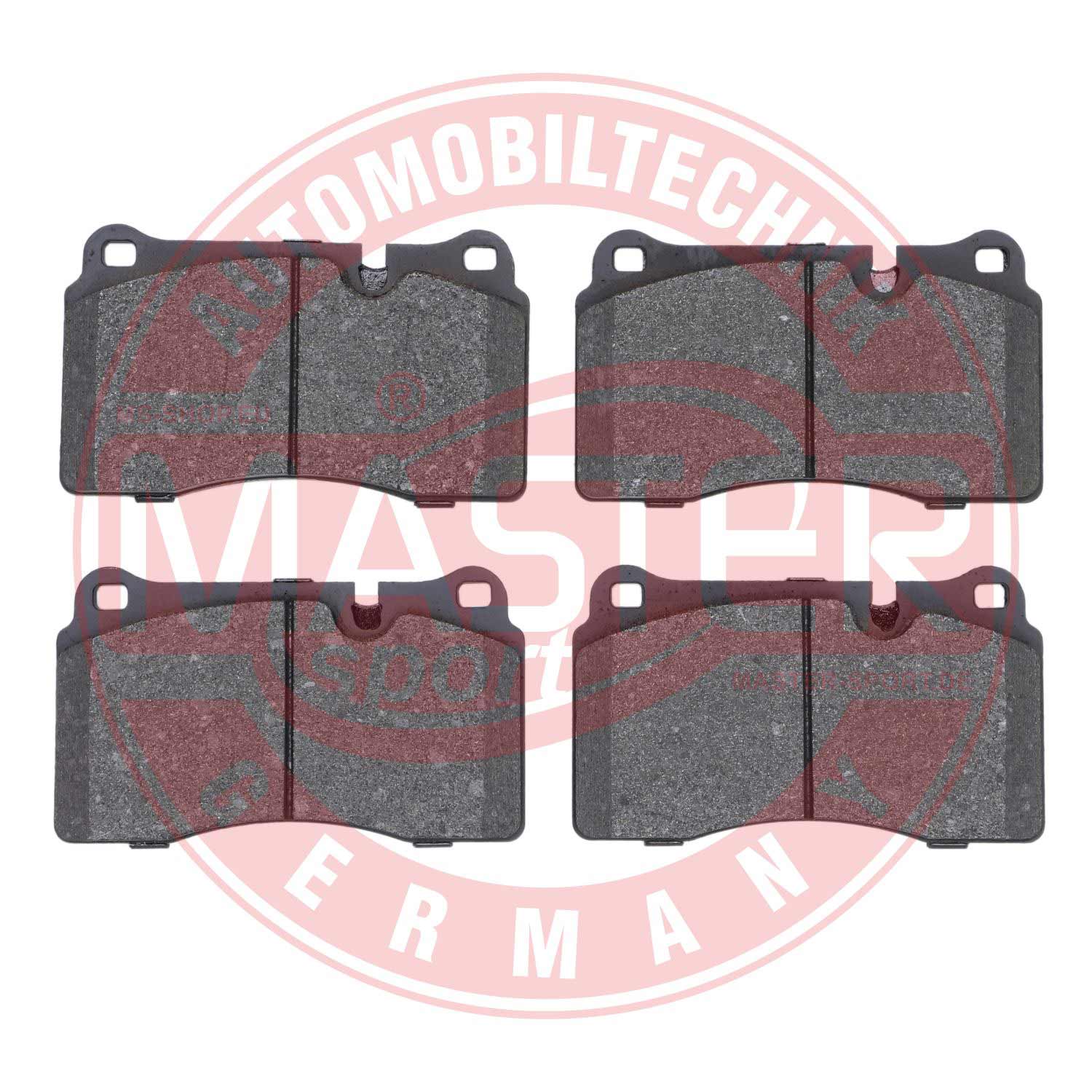Kit de plaquettes de frein, frein à disque MASTER-SPORT GERMANY 13046048372N-SET-MS