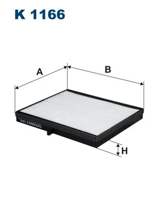 Filtre, air de l'habitacle FILTRON K 1166