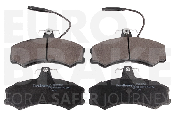 Kit de plaquettes de frein, frein à disque EUROBRAKE 5502229940