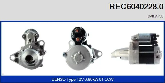 Démarreur RECOFICIAL REC6040228.0