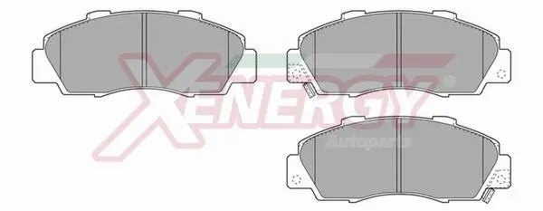 Kit de plaquettes de frein, frein à disque AP XENERGY X40537