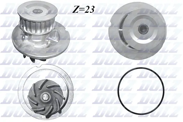 Pompe à eau, refroidissement du moteur DOLZ O270