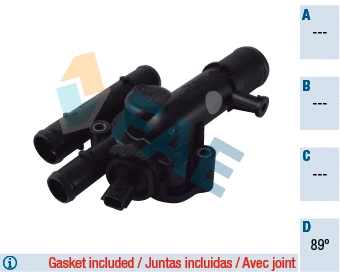 Thermostat, liquide de refroidissement FAE 5307189