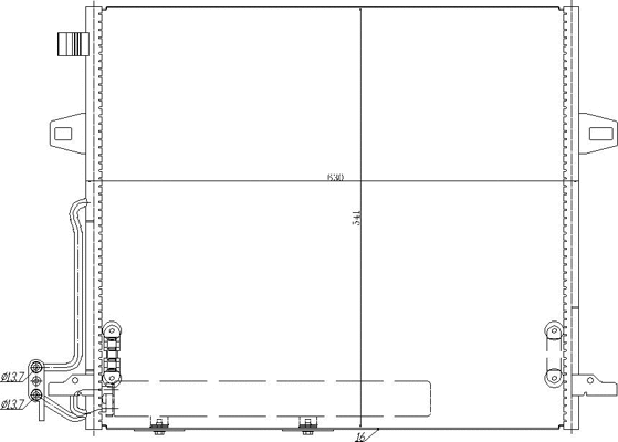 Condenseur, climatisation HART 621 598