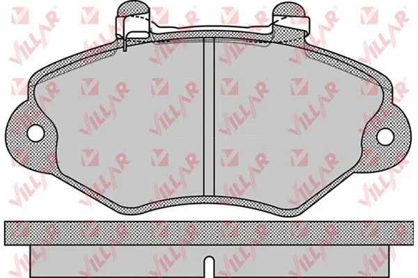 Kit de plaquettes de frein, frein à disque VILLAR 626.1066