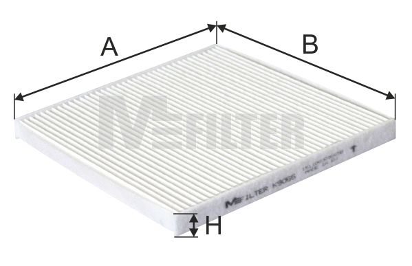 Filtre, air de l'habitacle MFILTER K 9065