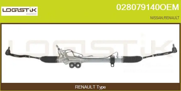 Crémaillère de direction LGK 028079140OEM