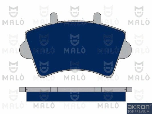 Kit de plaquettes de frein, frein à disque AKRON-MALÒ 1050069