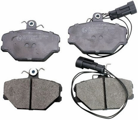 Kit de plaquettes de frein, frein à disque DENCKERMANN B110246