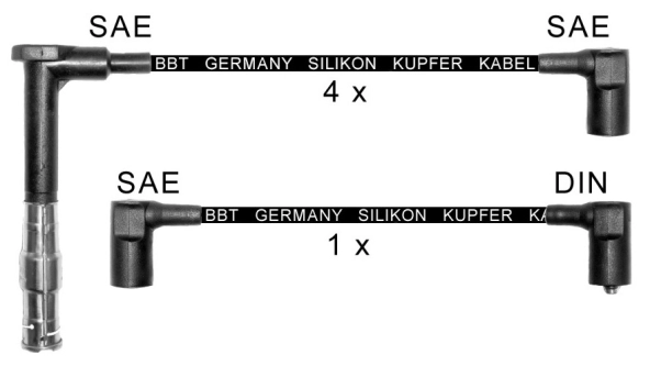 Kit de câbles d'allumage BBT ZK0413
